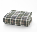 Snuggle Touch Bannockbane Throw 140x180cm - Olive