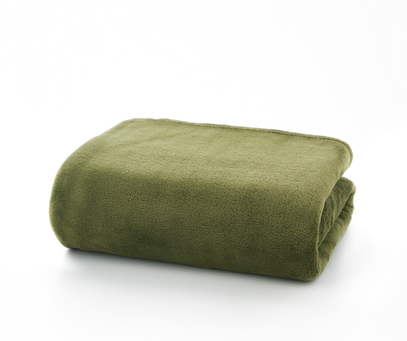 Snuggle Touch Throw 140x180cm - Olive