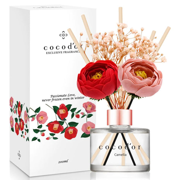 Camelia Flower Diffuser 200ml - Lovely Peony