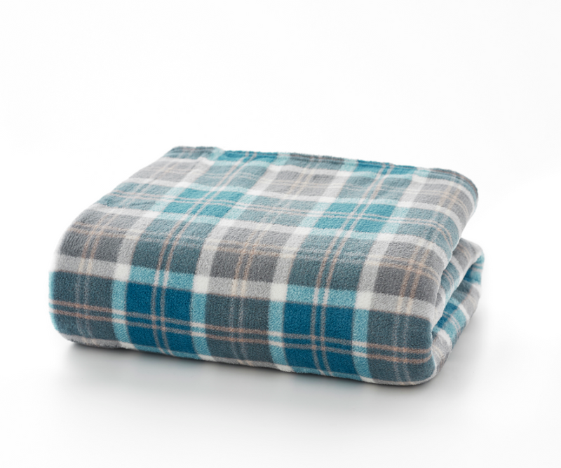 Snuggle Touch Bannockbane Throw - Petrol