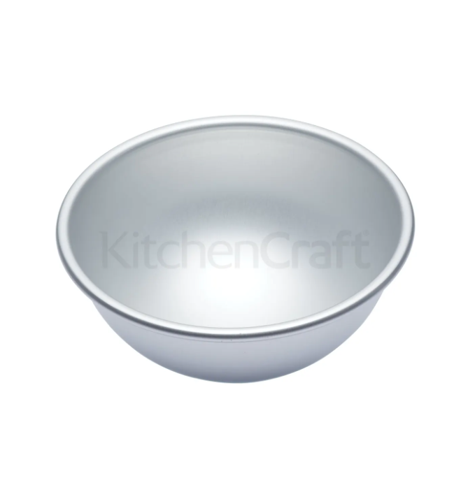 Silver Anodised 15cm Hemisphere Cake Pan