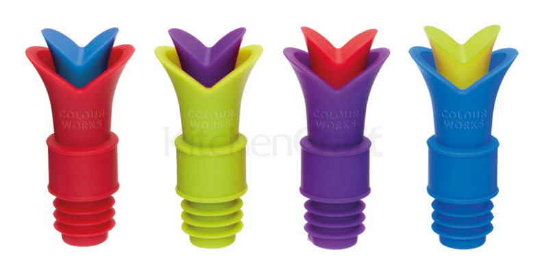 Colourworks Wine Pourers & Stoppers