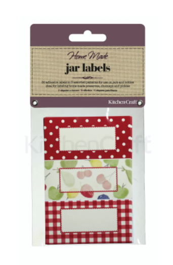 Home Made Pack of 30 Jam Jar Labels - Orchard