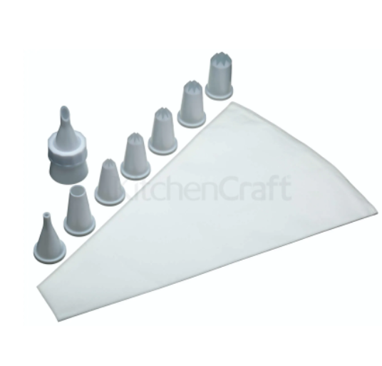 Sweetly Does It Plastic Piping Set With 8 Nozzles