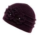 Wool Hat - Plum