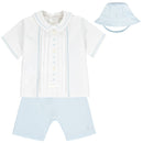 Top And Shorts - Pale Blue