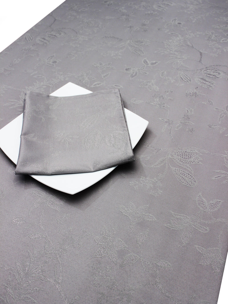 Christabel Tablecloth 59" X 118" - Grey