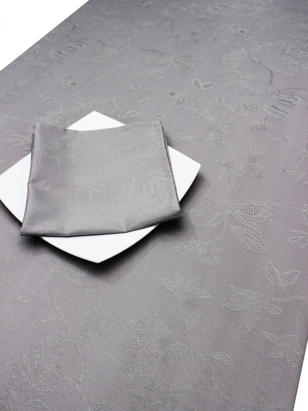 Christabel Tablecloth 53" X 88" - Grey