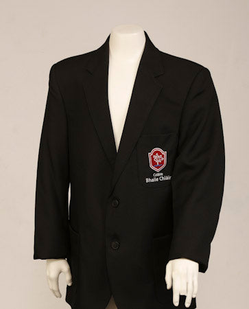 1880 Boys Crested Blazer - Black