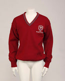Deer Park Girls Crested Jumper - Wool Mix