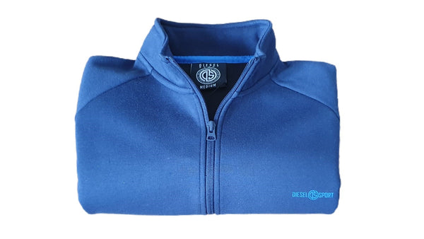 Cowan Zip Through Top - Navy