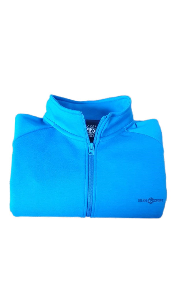 Cowan Zip Through Top - Blue