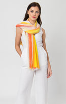 Dayton Scarf - Yellow/red