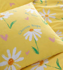 Delightful Daisy Duvet Cover Set - Yellow