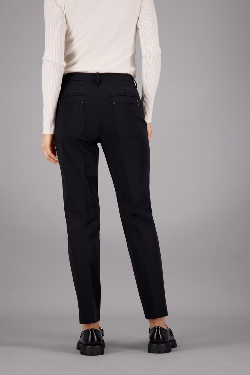 Dina Straight Trouser - Black