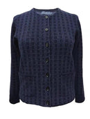 Jacquard Collar Jacket - Night Sky