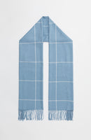 Dalton Scarf - Blue/ivory