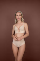 Ultra Plunge Bra - Beige
