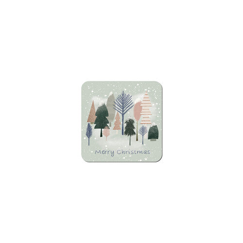 Christmas Trees Coasters Set of 6