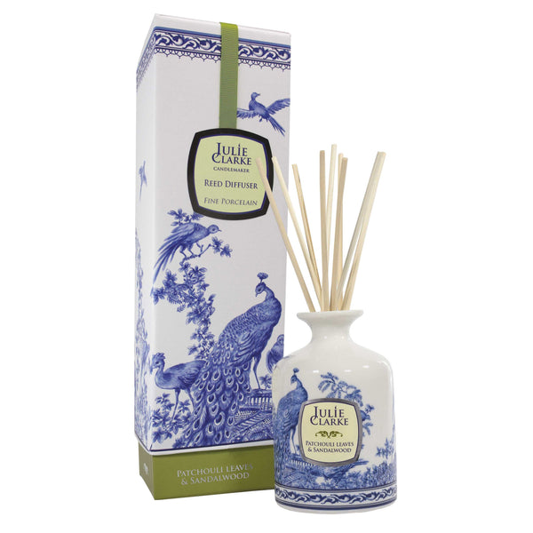 Blue Peacock Reed Diffuser - Patchouli Leaves & Sandalwood