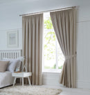 Dijon Readymade Pencil Pleat Curtains - Natural