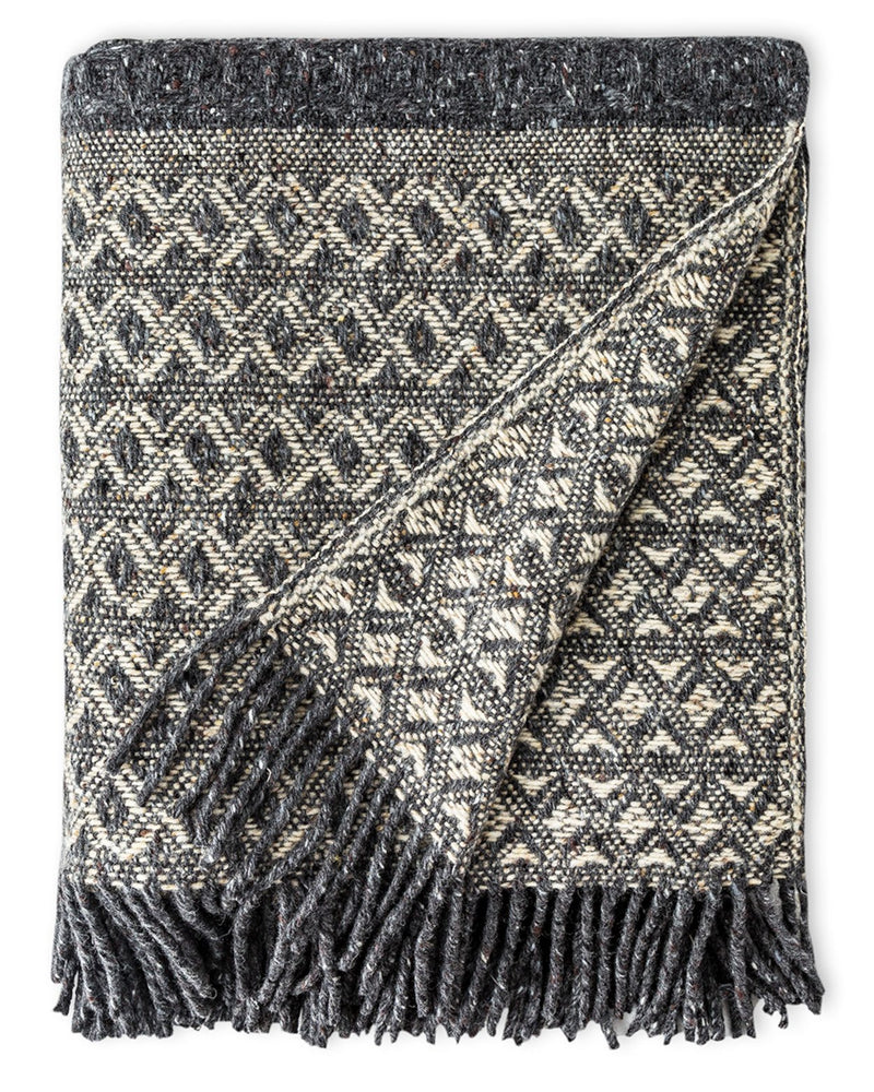 Heavy Donegal Throw - Grey Grange
