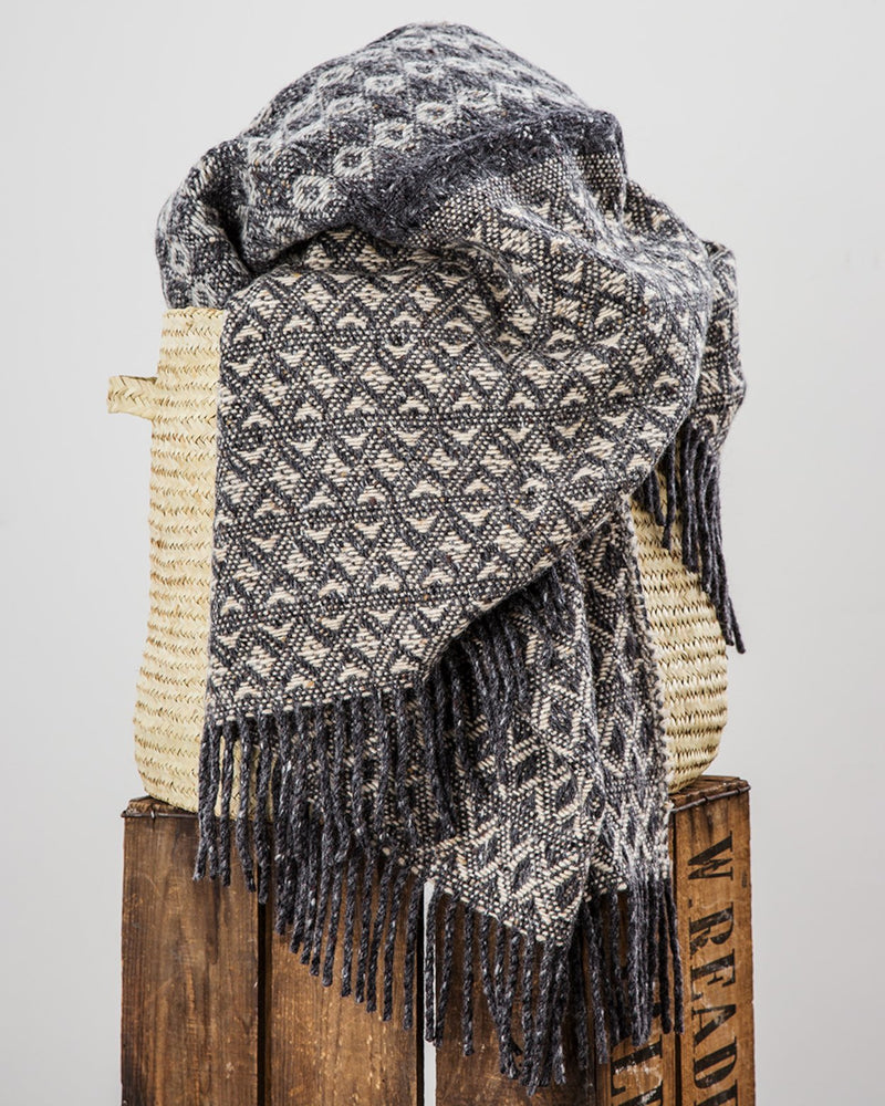 Heavy Donegal Throw - Grey Grange