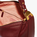 Anais Grainy Leather Handbag - Marsala