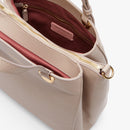 Grained Leather Bag - Powder Pink