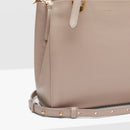 Grained Leather Bag - Powder Pink