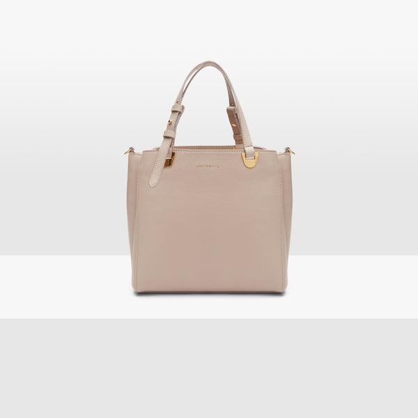 Grained Leather Bag - Powder Pink