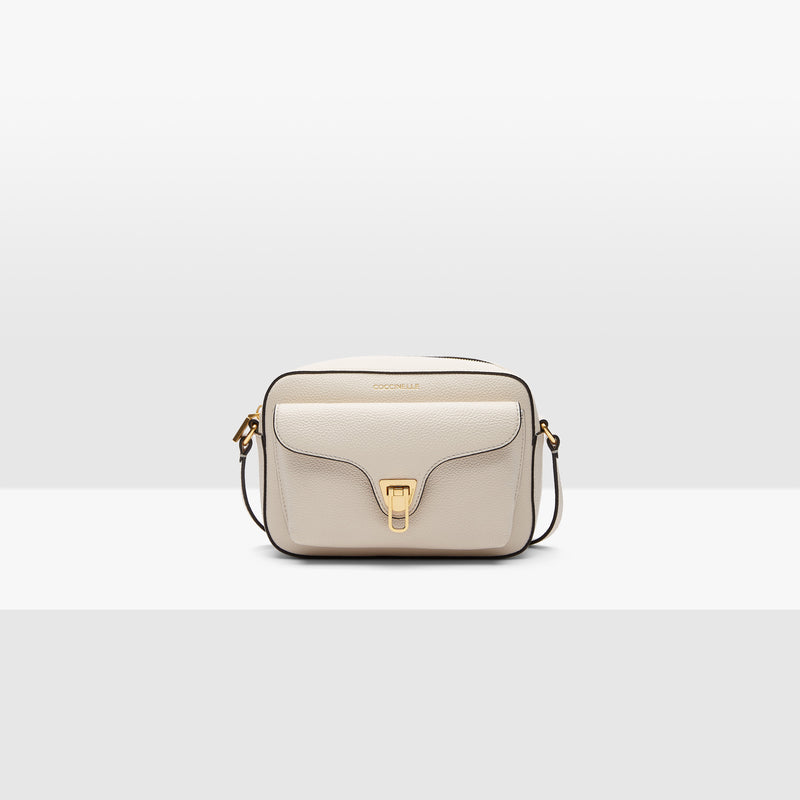 Bottalatino Leather Camera Bag - Lambskin White