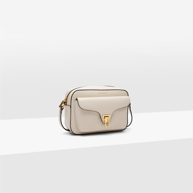 Bottalatino Leather Camera Bag - Lambskin White