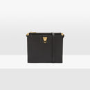 Bottalatino Leather Crossbody Bag - Black