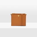 Bottalatino Leather Crossbody Bag - Caramel