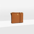 Bottalatino Leather Crossbody Bag - Caramel