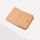 Metallic Tricolor Purse - Cinnamon/chestnut/almond