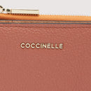 Metallic Tricolor Purse - Cinnamon/chestnut/almond