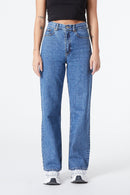 Echo Sky High Straight Jeans - Mid Retro