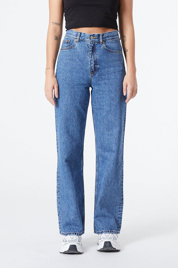 Echo Sky High Straight Jeans - Mid Retro