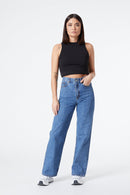 Echo Sky High Straight Jeans - Mid Retro