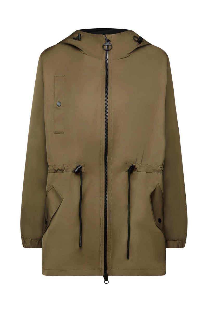 Hooded Parka - Khaki Green