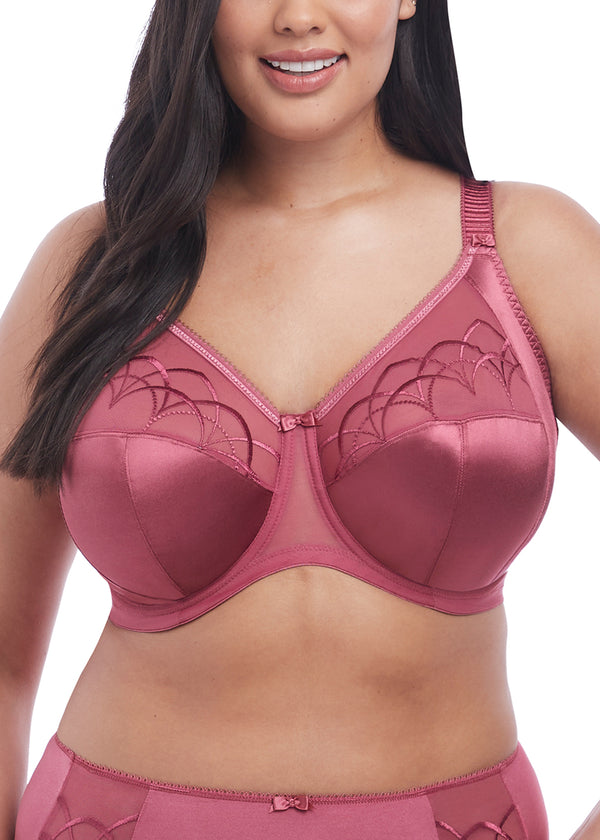 Cate Under-Wired Banded Bra - Mulberry