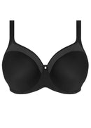 Smooth Underwire Moulded Non Padded Bra - Black