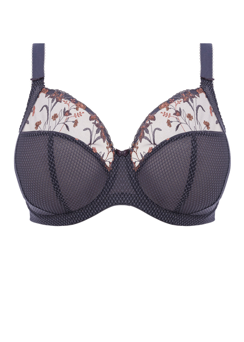 Charley Underwire Plunge Bra - Storm