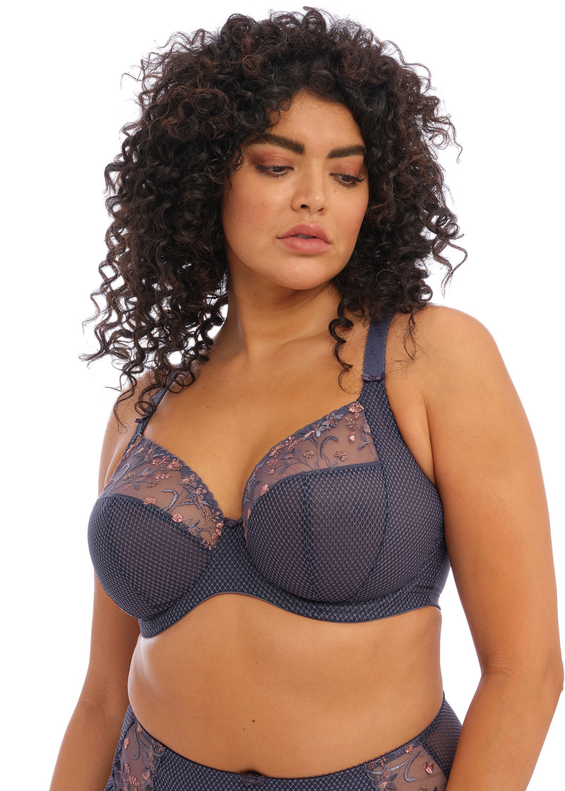 Charley Underwire Plunge Bra - Storm