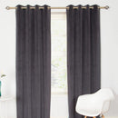 Elegance Readymade Curtains Graphite - 132" x 90"
