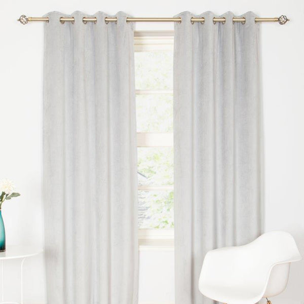 Elegance Readymade Curtains Grey - 132" x 90"