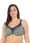 Energise Underwire Sports Bra - Lime Twist