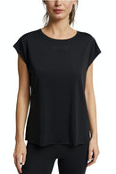 Sleeve Laser Cut T-shirt - Black